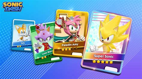 Sonic Dash Introducing New Character Card Unlock System - Games - Sonic Stadium