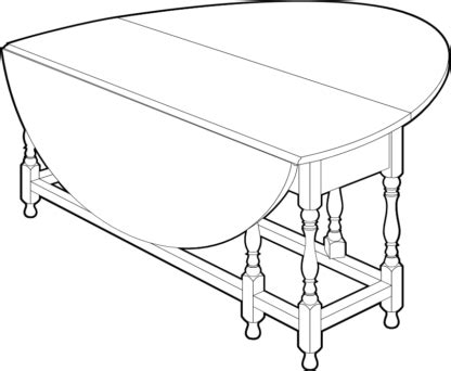 Gateleg Table Plans - 18th Century - PlansClub.com