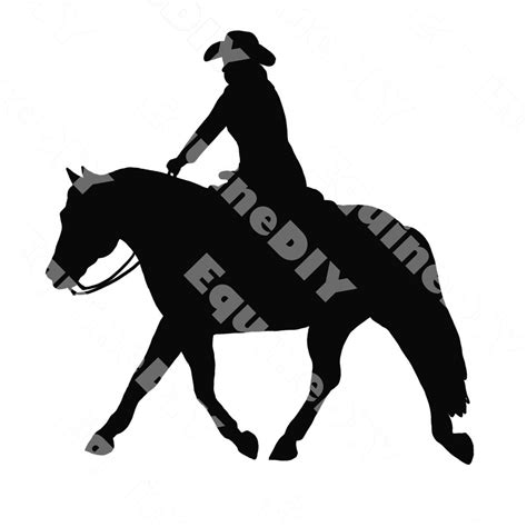 Horse Clip Art Ranch Riding Show Horse for Awards, Stickers, Logos ...