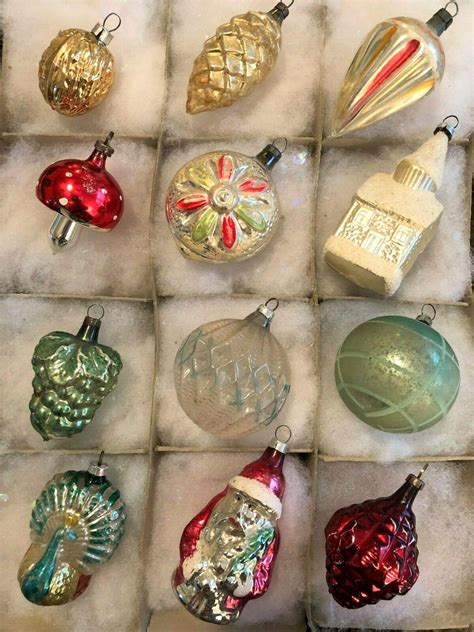 Vintage Glass Christmas Ornaments – The Urban Decor