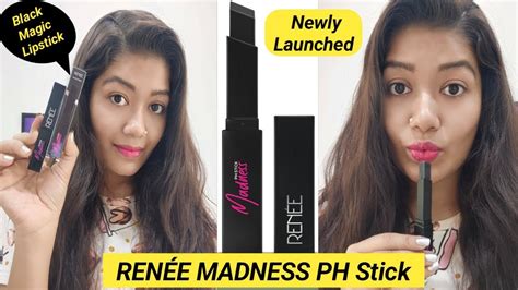 NEW* RENÉE Madness pH Stick | Black Magic Lipstick | Krrish Sarkar - YouTube