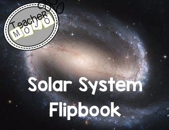 Solar System Flip-book Printable by Pepper's Picks | TpT