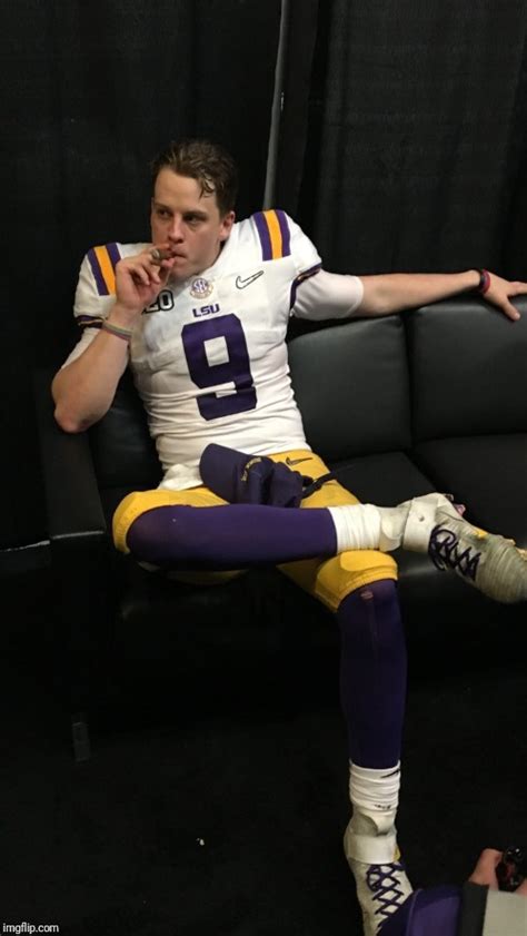 Joe Burrow with the victory cigar! | TigerDroppings.com