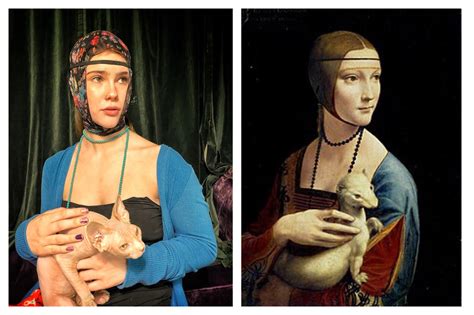 Lady with an Ermine : r/artnailedit