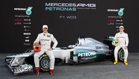 Mercedes Unveils Its W03 2012 Formula 1 Race Car