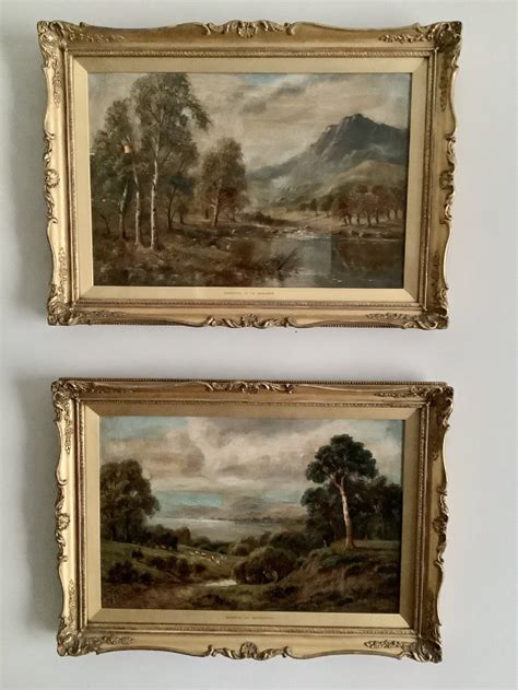 Pair Of Scottish Landscape Oil Paintings In,Original Frames, Scottish Signed,C1910 | 901839 ...