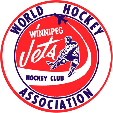 Winnipeg Jets Primary Logo - World Hockey Association (WHA) - Chris ...