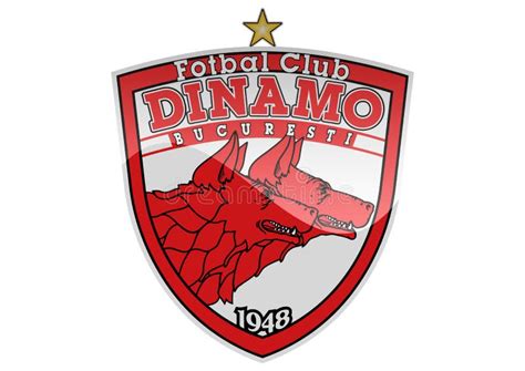 FC Dinamo Bucuresti Logo editorial photography. Illustration of ...