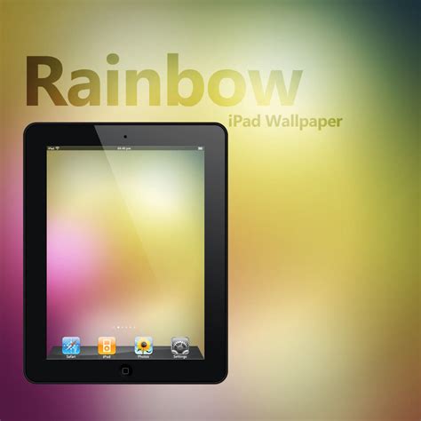 iPad Rainbow Wallpaper by Martz90 on DeviantArt