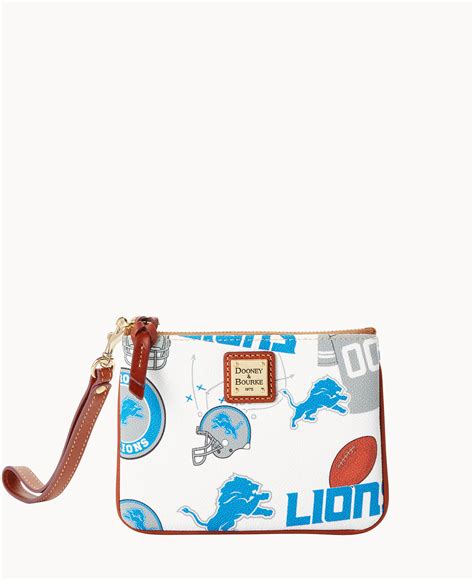 Dooney & Bourke NFL Lions Stadium Wristlet