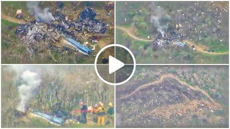 Aerial Footage of Kobe Bryant's Helicopter Crash Site in California