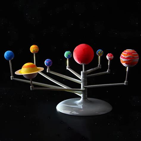 3D Simulation Solar System Assembly Toy Science Astronomy Project Early Education Toys DIY Nine ...