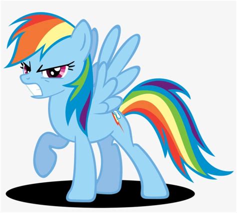 Rainbow Dash Angry Face