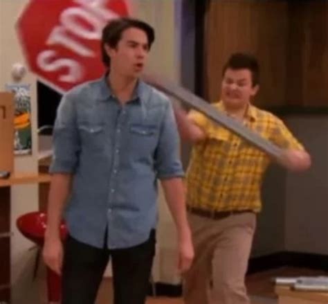 Gibby hitting Spencer with a stop sign Meme Generator - Piñata Farms ...