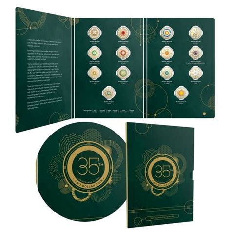 2023 $2 Fourteen-Coin Collection 35th Anniversary $2 Coin Folder ...