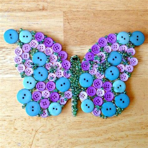 40 Cool Button Craft Projects for 2016 - Bored Art