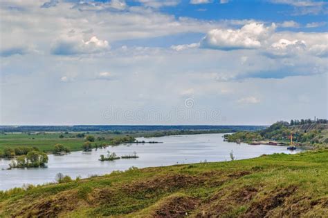 View of the Oka River, Russia Stock Photo - Image of ryazan, spring: 86398564