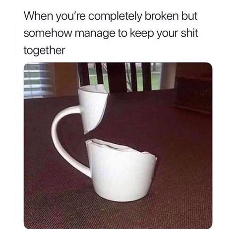 Haha broken cup : r/memes