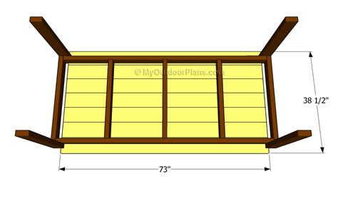 Farmhouse Table Plans | MyOutdoorPlans