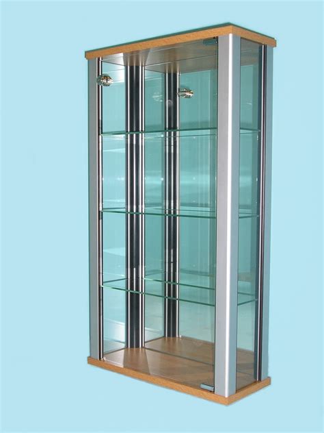 Wall Mounted Glass Display Cabinets - Designex Cabinets