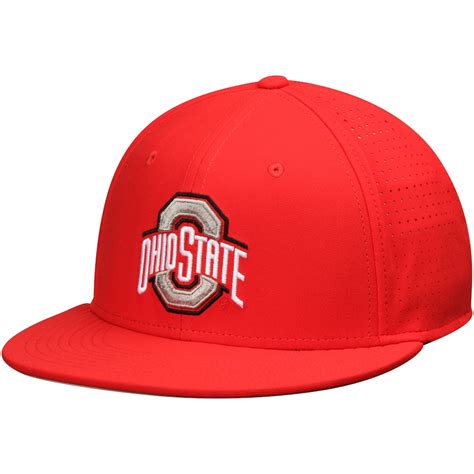 Nike Ohio State Buckeyes Scarlet True Vapor Performance Fitted Hat