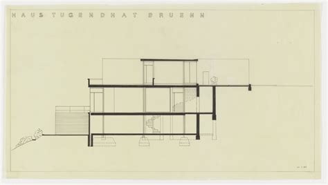 Ludwig Mies van der Rohe. Tugendhat House, Brno, Czech Republic ...