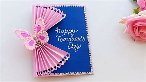 DIY Teacher's Day card/ Handmade Teachers day card making idea - YouTube