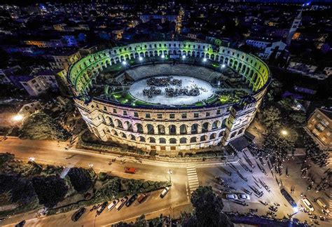 Pula Arena, the Roman amphitheatre located in Pula, Croatia : r/europe