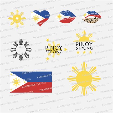 Philippines Flag Svg Philippines Bundle Svg Philippines Sun - Etsy UK