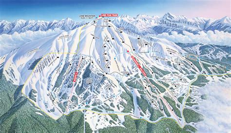 Big Sky Ski Trail Map Free download