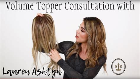 How to choose your Volume Extension Hair Topper with Lauren Ashtyn ...