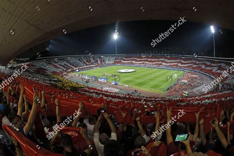 Crvena Zvezda Fans Support Their Team Editorial Stock Photo - Stock ...