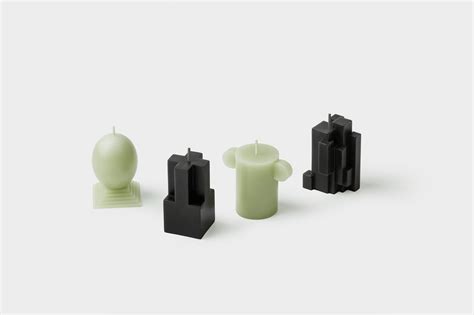 Sculpture candle set on Behance