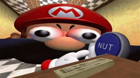 Super Mario Pressing Nut GIF | GIFDB.com