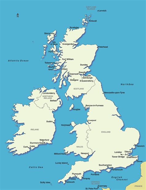 Destinos de Norwegian: Islas Británicas