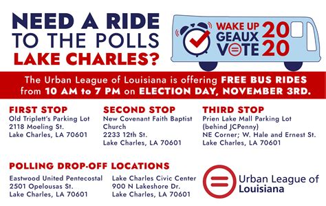 Wake Up Geaux Vote | Urban League of Louisiana