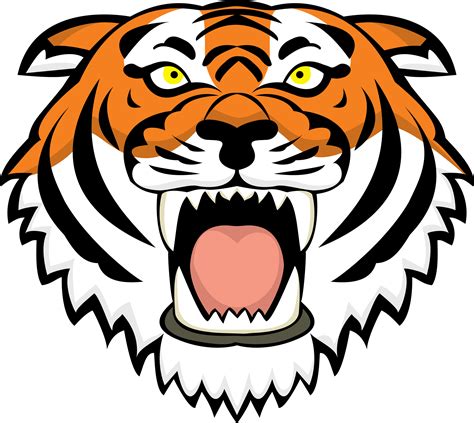 Tiger Face Outline - ClipArt Best