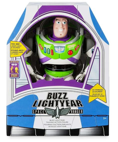 Disney Toy Story Advanced Talking Buzz Lightyear Action Figure 12 ...