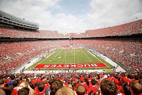 Everything revolves around the horseshoe at Ohio State's Ohio Stadium ...