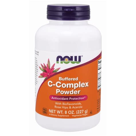 NOW Supplements, Vitamin C-Complex Powder, with Bioflavonoids, Rose Hips & Acerola, Antioxidant ...