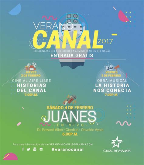VERANO CANAL 2017 | The Panama Canal organizes free activities every summer. This year they will ...