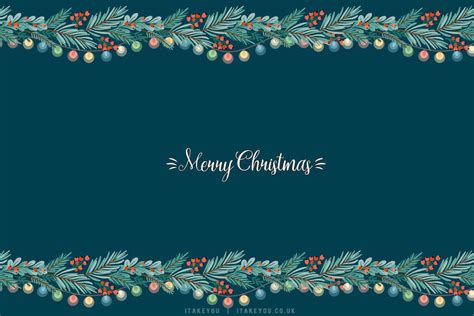 Free download 20 Christmas Wallpaper Ideas Cute Christmas Garland Teal [1000x667] for your ...