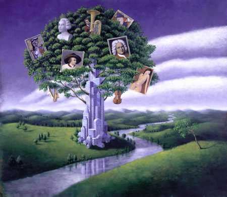 Stock Illustration - Tree of culture