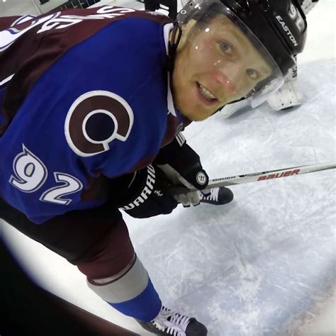 Avalanche captain Gabriel Landeskog smashes GoPro camera