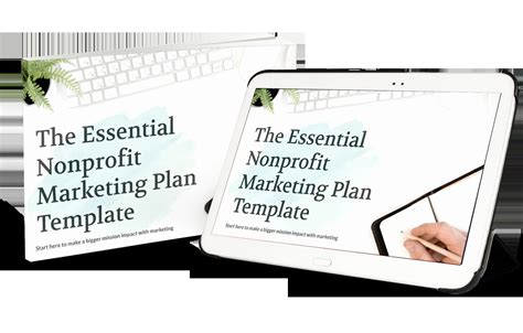 Non Profit Marketing Plan Template