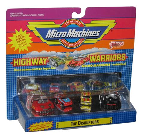 Micro Machines Trains / Micro Machines Highway Warriors The Disruptors Galoob Toy Car Set ...