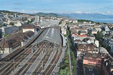 Aerial view of Lausanne railway station | Download Scientific Diagram