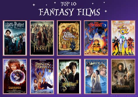 My Top 10 Favorite Fantasy Movies by SithVampireMaster27 on DeviantArt