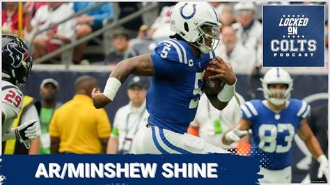 Indianapolis Colts: Anthony Richardson, Gardner Minshew Shine in Win ...