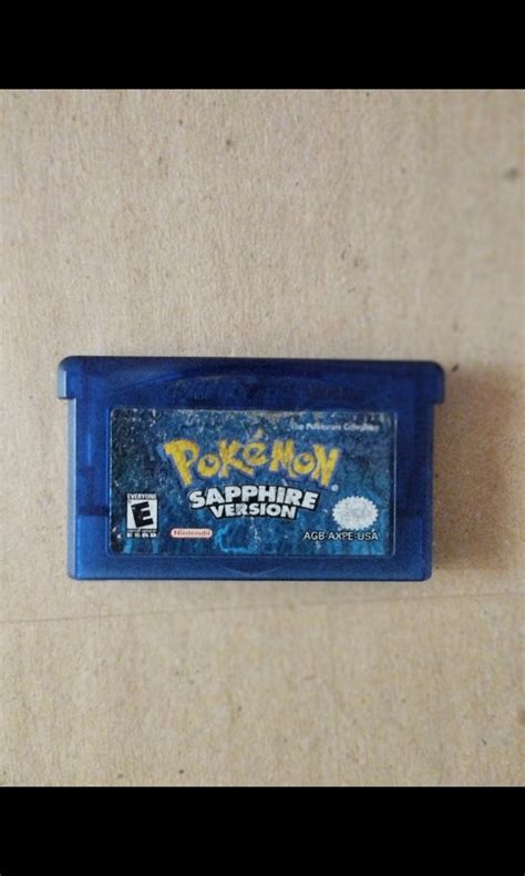 Pokemon Sapphire GBA, Video Gaming, Video Games, Nintendo on Carousell